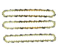 Juego de barra guía y cadena motosierra 8 pulgadas, eslabón transmisión 45, sierra eléctrica 1/4''P for sin escobillas, cortadora madera, repuesto(3pcs 8-inch Chain)