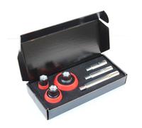 Juego de barras de extensión para amoladora angular, vástago roscado M14, 3 tamaños, 75 mm, 100 mm, 140 mm, adecuado para un pulido preciso en áreas estrechas, vástago extendido para espacios