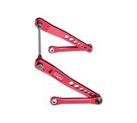 Juego de barras estabilizadoras traseras de aleación de aluminio 7075-T6 para Vanquish 1:10 H10 Optic Kit/Yokohama RTR/Sparco RTR Rock Crawler Upgrades - Rojo