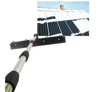 Juego de barras telescópicas fotovoltaicas profesionales: quitar la nieve en la instalación PV con barra telescópica+deslizador de nieve+protector de agarre (juego de 12 metros)