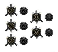 Juego de base de conector de termostato de hervidor eléctrico, acoplador superior e inferior a juego para bases de hervidor de calentamiento rápido, reemplazo de 5 piezas (1)