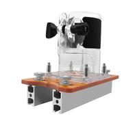 Juego de base de enrutador de madera 2 en 1, accesorios de enrutador portátil, fresadora de bordes de aluminio, recortadora de base ajustable de 6 a 56 mm