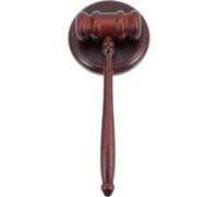 Juego de base de mazo de juez de madera, martillo clásico de sentencia de abogado de madera de haya for uso en tribunales de subasta y procedimientos legales Mazas de madera