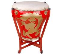 Juego de batería china con tambor de dragón, tambor de cuero vacuno, baqueta, soporte, bufanda cuadrada, instrumento musical nacional tradicional chino