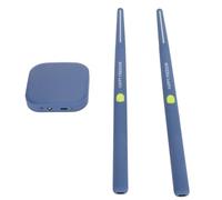 Juego de Batería de Aire Virtual, Baquetas de Aire Eléctricas Bluetooth RGB con 8 Sonidos, Detección de Movimiento 3D, Baquetas Recargables Portátiles, para Principiantes, Niños