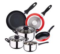 San Ignacio Juego De Batería De Cocina De 5 Piezas + 3 Sartenes 16/20/24 Cm San Ignacio