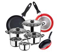 San Ignacio Juego de Batería de cocina de Bateria 8 pcs (cazo)+ 16/20/24 cm