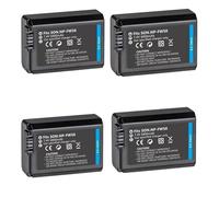 Juego de batería for cámara NP-FW50 de 6800mAh, Compatible con Sony, | Compatible con AlphaA,6000,A6500,A6300,A6400,A7,A7II,A7RII,A7SII,A7S,A7S2,A7R(4pcs)