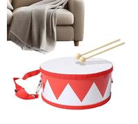 Juego de batería para niños - Madera 15 cm con correa ajustable | Juguete de percusión para niños y niñas de 2 a 5 años | Música, educación temprana, promoción del ritmo, jardín de infantes, sala de