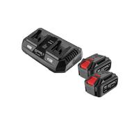 Juego de baterías 18v 2x 4ah con cargador dual energy+ 58ge134