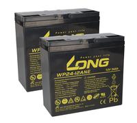 Juego De Baterías 2X Kung Long 12V (24V) 24Ah Para E-Scooter E-Roller E-Móvil