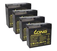 Juego de baterías de 48 V 24 Ah para VELECO Turris ZT15 | compatible con 18 Ah, 19 Ah, 20 Ah, 22 Ah, 23 Ah