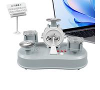 Juego de baterías para juegos de batería, tambores de dedos pequeños | Escritorio, instrumentos musicales en miniatura, batterson y efectos ligeros, percusión educativa para niños adultos