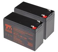 Juego de baterías T6 Power para fuente de alimentación de respaldo APC, número de pieza RBC123, VRLA, 12 V