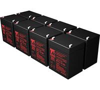 Juego de baterías T6 Power para fuente de alimentación de respaldo APC, número de pieza RBC43, VRLA, 12 V
