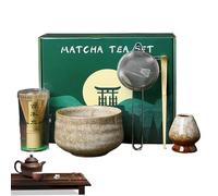 Juego de batidores de matcha - Juego de 5 cuencos de matcha, kit de iniciación de matcha, accesorios de matcha, juego tradicional de matcha con batidor y cuenco, kit completo de matcha para