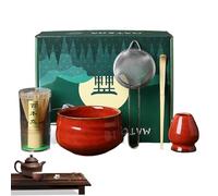 Juego de batidores para matcha, juego de matcha | Kit de matcha de 5 piezas Juego de cuenco y batidor Matcha - para matcha, batidor de matcha y cuenco de Acción de Gracias, Navidad