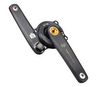 Juego de bielas de carbono para bicicleta de carretera con medidor de potencia, 150-172,5 mm, para bicicleta plegable, eje de titanio de 24 mm, Easton 110BCD, para manivelas Shimano Red Power Meter