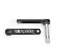 Juego de bielas for bicicleta de carretera de 170/172,5/175 mm, bielas integradas huecas CNC, plato doble de 53/39 dientes, pedalier roscado(175MM)