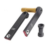 Juego de bielas for bicicleta de carretera de 170 mm, plato simple de 40/42/44/46T/50T/52T, plato doble de 50-34T/52-36T/53-39T, brazo hueco integrado, pedalier DUB de 29 mm(170mm+DUB)