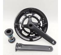 Juego de bielas para bicicleta de carretera 48/32t para Hollowtech Ii, aleación de aluminio de 165 mm, 170 mm, 175 mm con soporte inferior, doble plato ligero para ciclismo (170 mm)