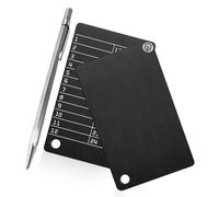 Juego De Billetera De Acero Doble Incluye Un Bolígrafo De Grabado De Metal Y Tornillos De Bloqueo Para Un Juego De Cifrado De Bolígrafo De Grabado De Respaldo Seguro