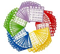 Juego de bingo Yuanhe de 50 tarjetas: juego de bingo para fiestas infantiles, juegos de cartas de papel, actividades