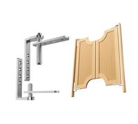 Juego de bisagras de puerta de café de acero inoxidable de doble acción, mecanismo de puerta oscilante de cierre automático para puertas de salón y bar, herrajes resistentes para puertas de cocina