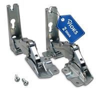 Juego de bisagras de puerta para puerta de frigorífico Electrolux 221120102 y 221120202