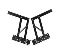 Juego de bisagras de resorte plegables para mesa de café, 2 piezas, estante de elevación resistente