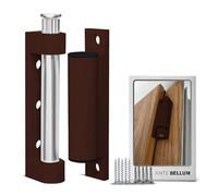 Juego de bisagras inclinables marrones para puerta y ventana, protección contra insectos, 5 unidades