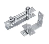 Juego de bisagras pivotantes para puerta, de bisagras pivotantes para puertas de madera, rotación de 360 grados, bisagras de pivote para puerta oculta, eje de acero inoxidable