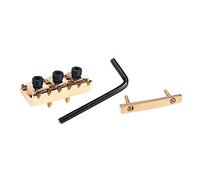 Juego de Bloqueo de Cuerdas Ge98 para Guitarra Eléctrica Dorado | Puente Floyrose Aleación de Zinc y Cobre Incluye Llave y 4 Tornillos
