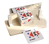 Juego De Bloques Cambia Caras,Juguete Interactivo Cubo Simétrico - Juego Educativo De Lógica con Bloques para Interacción Padres E Hijos
