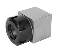 Juego de bloques de boquilla, portabrocas cuadrado/hexagonal, portaherramientas de acero ER32 para máquina de grabado de torno de fresado CNC(Square)