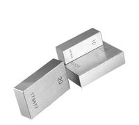 Juego de bloques de calibre de precisión, bloques de acero de 5-10-100 mm para una medición precisa con calibrador Vernier y micrómetro