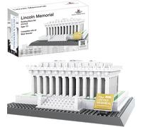 Juego de bloques de construcci n del Monumento a Lincoln de Apostrophe Games (979 piezas), Washington DC, Monumento a Lincoln, serie de monumento