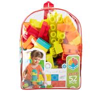 ColorBaby 49733 - Bloques de Construcción para niños Flexi/Incluye 52 Piezas, Juguetes para niños, Juegos educativos/Piezas de construcción Grandes de diversas Formas, Colores y Textura Blanda