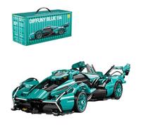 Juego de bloques de construcción de coches superdeportivos, 1280 piezas, 1:14, bloques de construcción de coche de deriva para adultos, Technic Sportwagen Bloques de construcción, coche de carreras,