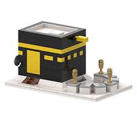 Juego de bloques de construcción de juguete islámico Kaaba Ladrillos con guía de 64 pasos de calidad duradera, kit de construcción ideal para niños y niñas preescolares (325 piezas)