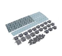 Juego de Bloques de Construcción de Puente de Pista, Viaducto, Ferrocarril Elevado, Juguete Educativo para Niños, Material ABS de 92 Piezas