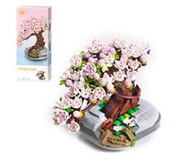 Juego de bloques de construcción para Sakura Bonsai, kit de plantas en maceta, mini bloques de construcción no compatibles con Lego - 426 piezas