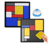 Juego de bloques de lógico,Juego portátil para estimular la inteligencia - Ejercicios cerebrales estimulantes | para y adultos en casa escuela oficina viaje camping picnic