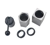 Juego de bloques de pinza 5C, bloque de pinza hexagonal, bloque de pinza cuadrado, anillos de acción rápida, soporte de cierre de pinza de palanca