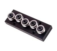 Juego de bloques de rodamiento de guía de resistencia industrial de 3 ruedas, 4 ruedas, 5 accesorios para equipos de carpintería, pista deslizante silenciosa y suave