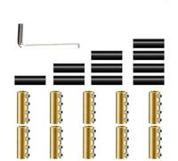 Juego de bloques de terminales que incluye unidades de latón de 60 A y 80 A, tubos termorretráctiles y llave hexagonal para una configuración completa