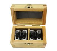 Juego de bloques en V, 35x35x30 mm, 1 juego contiene 2 piezas, utilizado for sujetar herramientas las máquinas