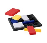 Juego De : Bloques, Juguete Enigmas 4 Niveles Dificultad, Lógica Educativa Creativa Portátil | Hardware Desarrollo Duradero para Niños, Niñas, Adolescentes, Cumpleaños, Navida