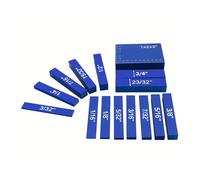 Juego De Bloques Medidores 9/15 Uds., Bloque Medidor Altura Métrico/pulgada Aluminio, Barras Configuración, Prueba Portátil, Herramienta Medición Para mediciones rápidas(15pcs Blue Inch)