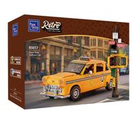 Juego De Bloques Modelo Camión Taxi Amarillo New York